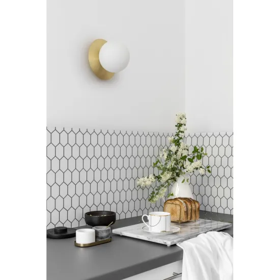 UMMO Lighting Borra  sárgaréz-fehér fali lámpa (UMM-BRA12000) G9 1 izzós IP20