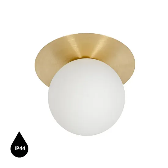 UMMO Lighting Borra  sárgaréz-fehér vízvédett fali lámpa (UMM-BRA120S0) G9 1 izzós IP44