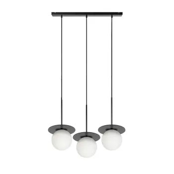 UMMO Lighting Borra  fekete-fehér függesztett lámpa (UMM-BRB322PL) G9 3 izzós IP20
