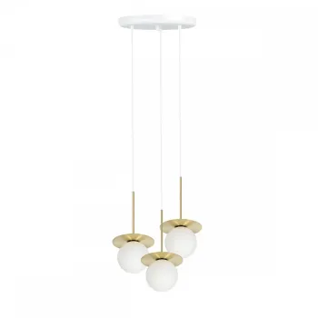 UMMO Lighting Borra  sárgaréz-fehér függesztett lámpa (UMM-BRB331P3) G9 3 izzós IP20