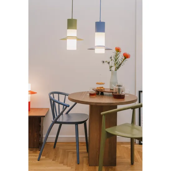 UMMO Lighting Caponio  piros-fehér függesztett lámpa (UMM-CPA11212P0) E27 1 izzós IP20