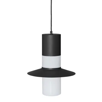 UMMO Lighting Caponio  fekete-fehér függesztett lámpa (UMM-CPA122P0) E27 1 izzós IP20