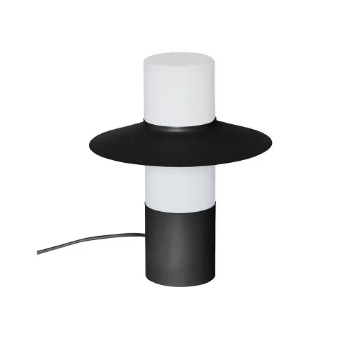 UMMO Lighting Caponio  fekete-fehér asztali lámpa (UMM-CPS122P1) E27 1 izzós IP20