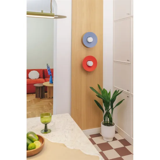 UMMO Lighting Caponio  piros-fehér fali lámpa (UMM-CPWA112000) G9 1 izzós IP20