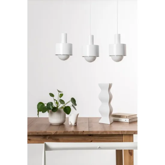 UMMO Lighting Enkel  fehér függesztett lámpa (UMM-EN3311P0) E27 3 izzós IP20