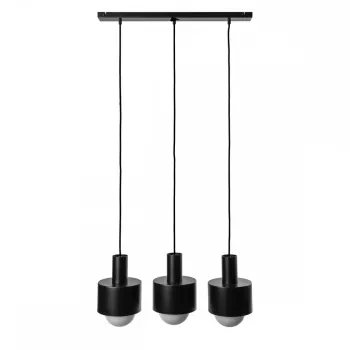 UMMO Lighting Enkel  fekete függesztett lámpa (UMM-EN3322P0) E27 3 izzós IP20