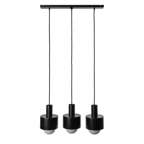 UMMO Lighting Enkel  fekete függesztett lámpa (UMM-EN3322P0) E27 3 izzós IP20