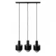 UMMO Lighting Enkel  fekete függesztett lámpa (UMM-EN3322P0) E27 3 izzós IP20