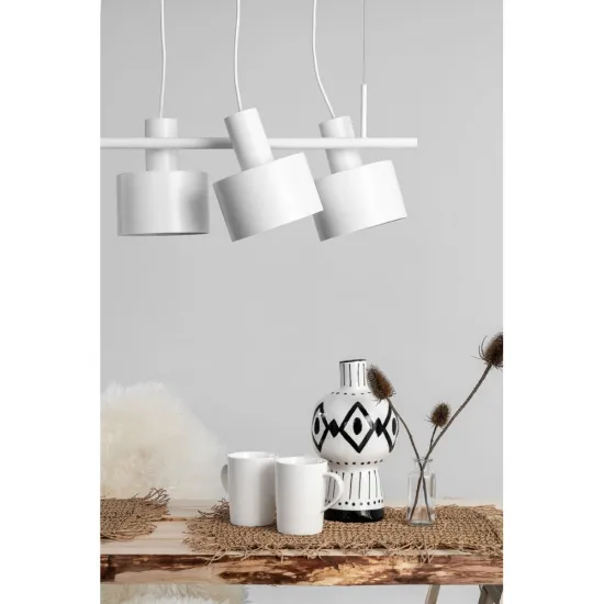 UMMO Lighting Enkel  fehér függesztett lámpa (UMM-EN4411P0) E27 4 izzós IP20