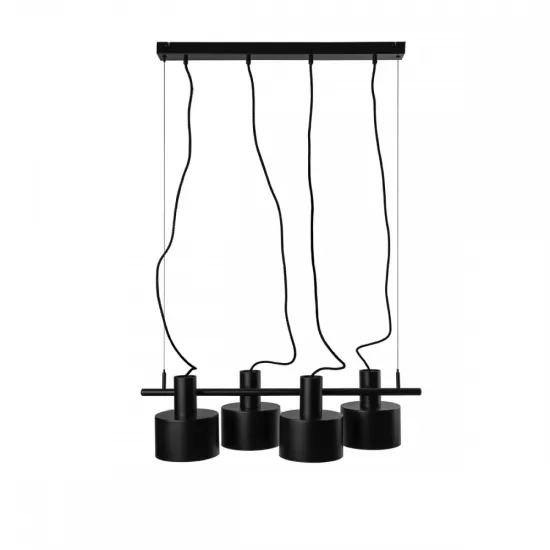 UMMO Lighting Enkel  fekete függesztett lámpa (UMM-EN4422P0) E27 4 izzós IP20