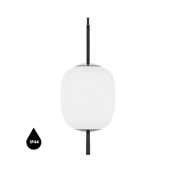 UMMO Lighting Epli Mini  fekete-fehér vízvédett függesztett lámpa (UMM-EM0122PS0) G9 1 izzós IP44