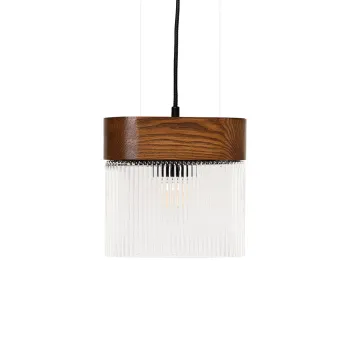 UMMO Lighting Flumina  barna-átlátszó függesztett lámpa (UMM-FLA122P0) E14 1 izzós IP20