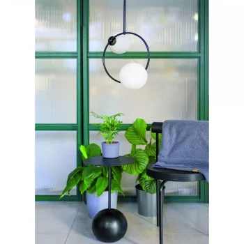 UMMO Lighting Fuppu  fekete-fehér függesztett lámpa (UMM-FPA222P0) G9 2 izzós IP20