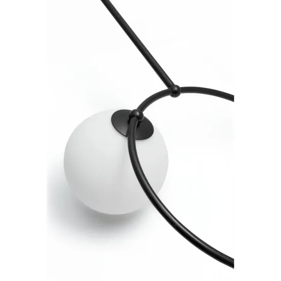 UMMO Lighting Fuppu  fekete-fehér függesztett lámpa (UMM-FPA222P0) G9 2 izzós IP20