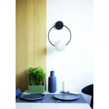 UMMO Lighting Fuppu  fekete-fehér fali lámpa (UMM-FPB12000) G9 1 izzós IP20