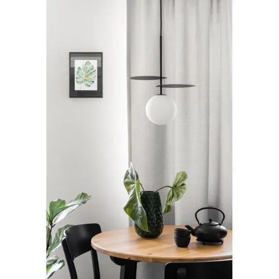 UMMO Lighting Fyllo  fekete-fehér függesztett lámpa (UMM-FYA122P0) G9 1 izzós IP20