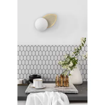 UMMO Lighting Fyllo  sárgaréz-fehér fali lámpa (UMM-FYB13000) G9 1 izzós IP20