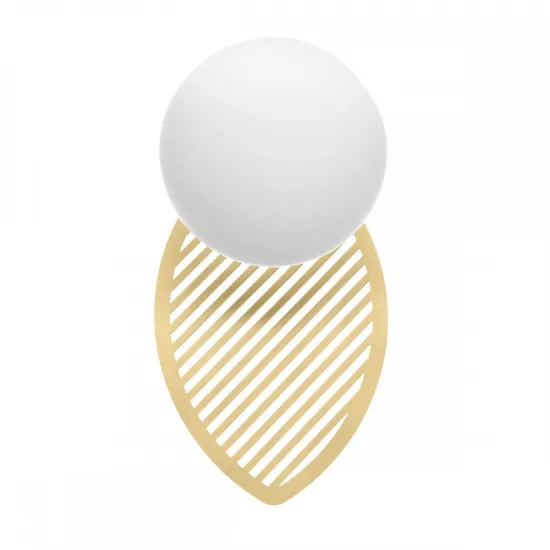 UMMO Lighting Fyllo  sárgaréz-fehér fali lámpa (UMM-FYB13000) G9 1 izzós IP20