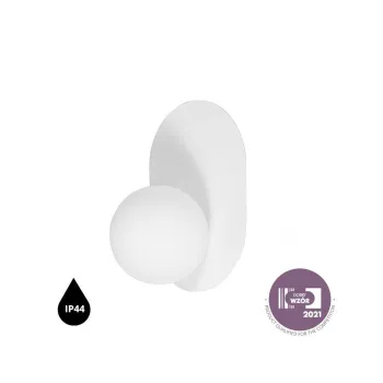 UMMO Lighting Hanea  fehér vízvédett fali lámpa (UMM-HA0110S0) G9 1 izzós IP44