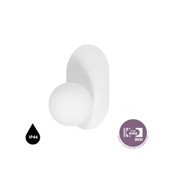 UMMO Lighting Hanea  fehér vízvédett fali lámpa (UMM-HA0110S0) G9 1 izzós IP44