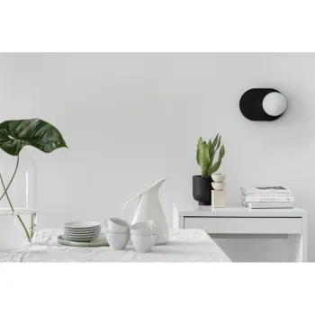 UMMO Lighting Hanea  fekete-fehér vízvédett fali lámpa (UMM-HA0120S0) G9 1 izzós IP44