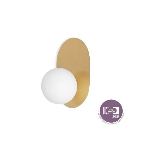 UMMO Lighting Hanea  sárgaréz-fehér fali lámpa (UMM-HA013000) G9 1 izzós IP20