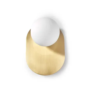 UMMO Lighting Hanea  sárgaréz-fehér vízvédett fali lámpa (UMM-HA0130S0) G9 1 izzós IP44