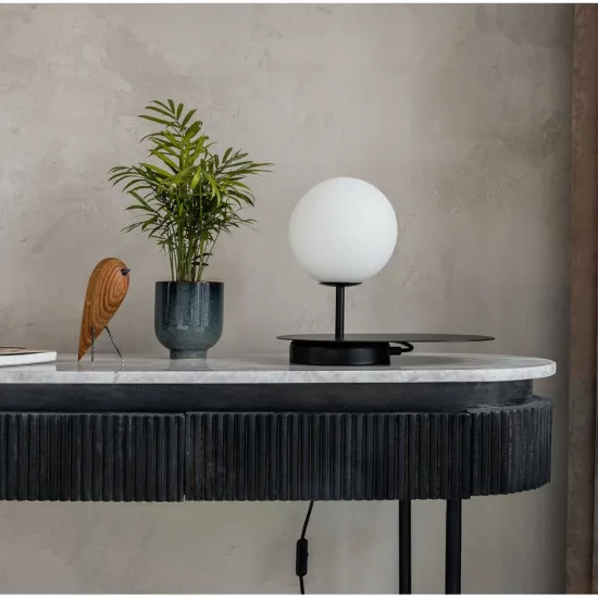 UMMO Lighting Hanea  fekete-fehér asztali lámpa (UMM-HAS122P1) G9 1 izzós IP20