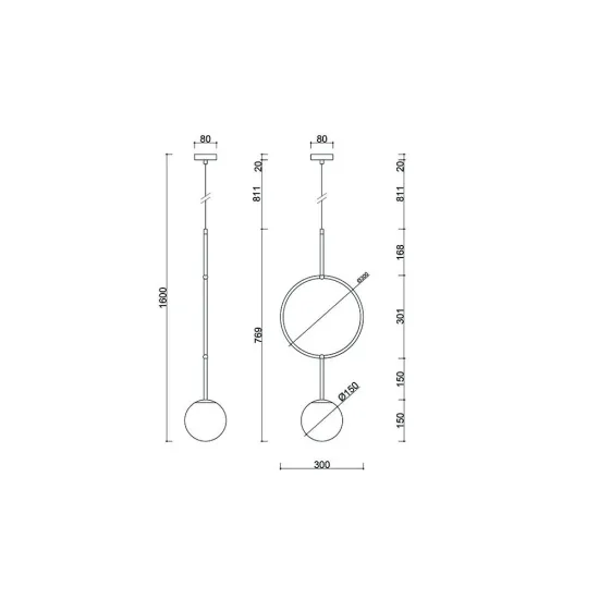 UMMO Lighting Isuulla  fehér vízvédett függesztett lámpa (UMM-ISA111PS0) G9 1 izzós IP44