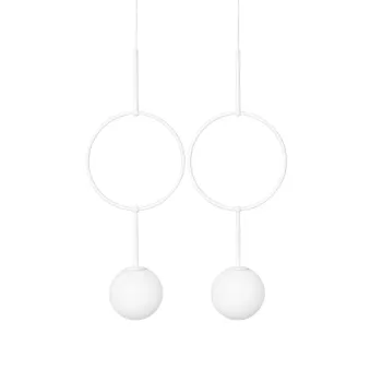 UMMO Lighting Isuulla  fehér függesztett lámpa (UMM-ISB211P0) G9 2 izzós IP20