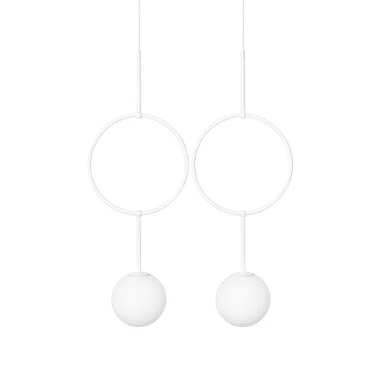 UMMO Lighting Isuulla  fehér függesztett lámpa (UMM-ISB211P0) G9 2 izzós IP20