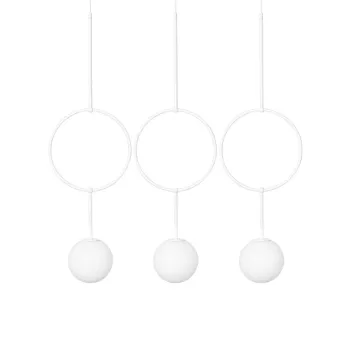 UMMO Lighting Isuulla  fehér függesztett lámpa (UMM-ISC311P0) G9 3 izzós IP20