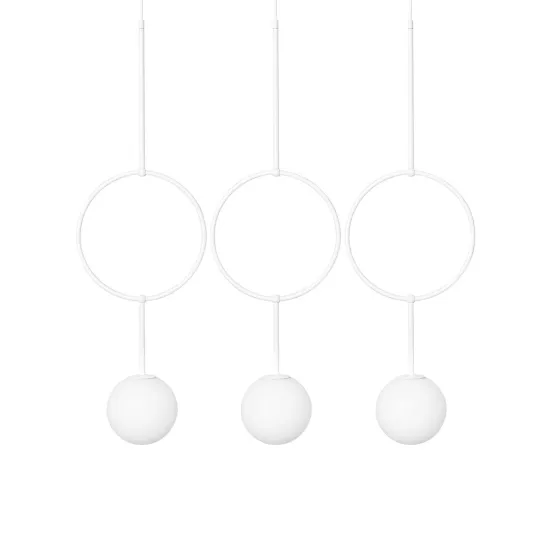 UMMO Lighting Isuulla  fehér függesztett lámpa (UMM-ISC311P0) G9 3 izzós IP20