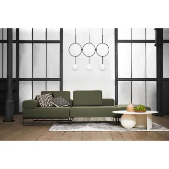 UMMO Lighting Isuulla  fekete-fehér függesztett lámpa (UMM-ISC322P0) G9 3 izzós IP20