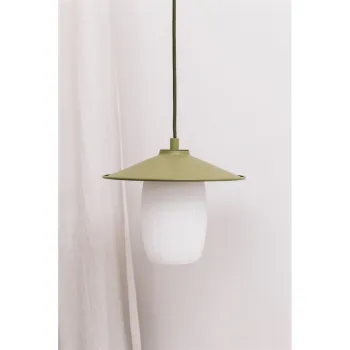 UMMO Lighting Jingu  zöld-fehér függesztett lámpa (UMM-JNA11414P0) E27 1 izzós IP20
