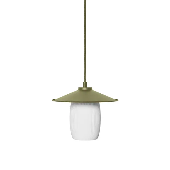 UMMO Lighting Jingu  zöld-fehér függesztett lámpa (UMM-JNA11414P0) E27 1 izzós IP20