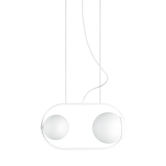 UMMO Lighting Koban  fehér függesztett lámpa (UMM-KOA211P0) G9 2 izzós IP20