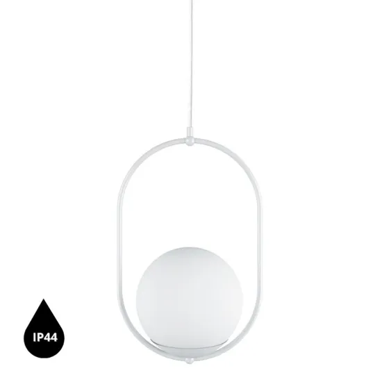 UMMO Lighting Koban  fehér vízvédett függesztett lámpa (UMM-KOB111PS0) E27 1 izzós IP44