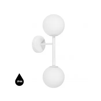 UMMO Lighting Kop  fehér vízvédett fali lámpa (UMM-KPB210S0) G9 2 izzós IP44