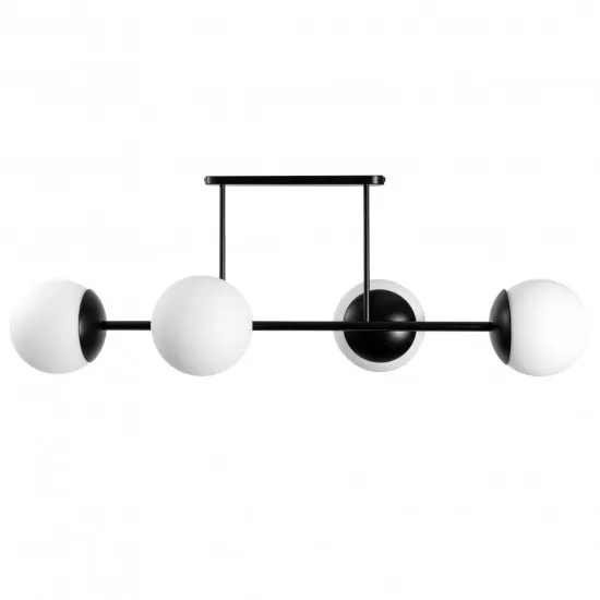 UMMO Lighting Kop  fekete-fehér mennyezeti lámpa (UMM-KPD42003) E27 4 izzós IP20