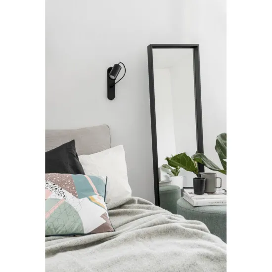 UMMO Lighting Kop  fekete fali lámpa (UMM-KPF122P0) GU10 1 izzós IP20