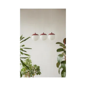 UMMO Lighting Kuul  burgundi-fehér függesztett lámpa (UMM-KLA311P0) G9 3 izzós IP20