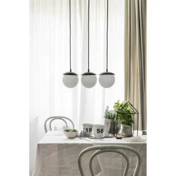 UMMO Lighting Kuul  fekete-fehér függesztett lámpa (UMM-KLA322P0) G9 3 izzós IP20