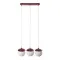 UMMO Lighting Kuul  burgundi függesztett lámpa (UMM-KLA341P0) G9 3 izzós IP20