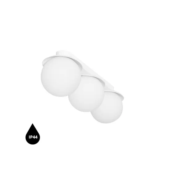 UMMO Lighting Kuul  fehér mennyezeti lámpa (UMM-KLB310S0) G9 3 izzós IP44