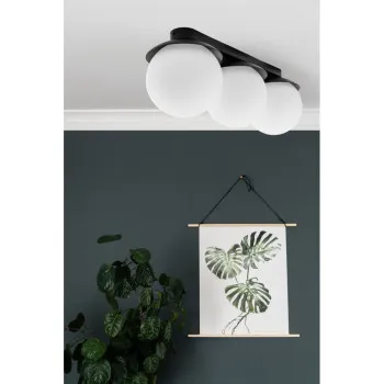 UMMO Lighting Kuul  fekete-fehér mennyezeti lámpa (UMM-KLB320S0) G9 3 izzós IP44