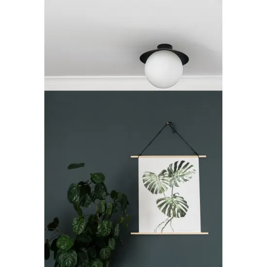 UMMO Lighting Kuul  fekete-fehér mennyezeti lámpa (UMM-KLC12000) E27 1 izzós IP20