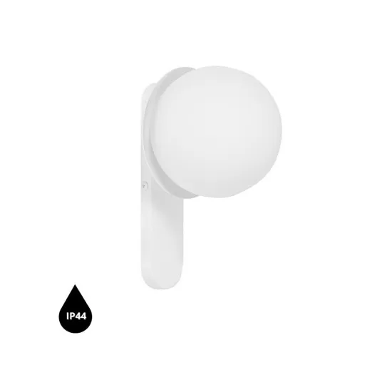 UMMO Lighting Kuul  fehér fali lámpa (UMM-KLD110S0) G9 1 izzós IP44