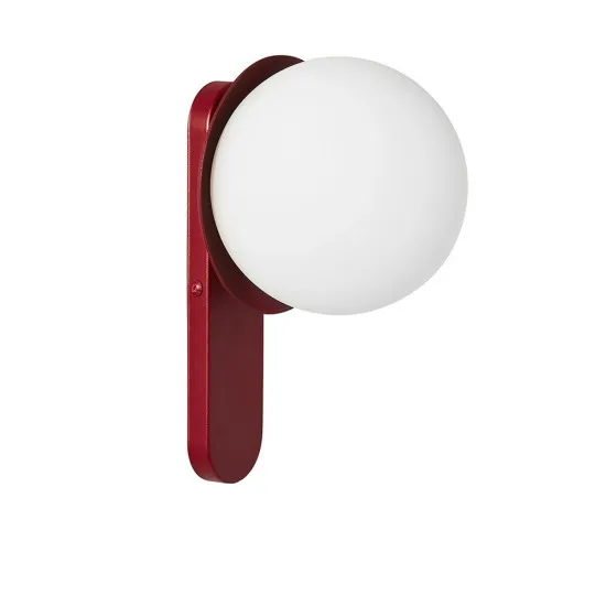 UMMO Lighting Kuul  burgundi-fehér fali lámpa (UMM-KLD14000) G9 1 izzós IP20