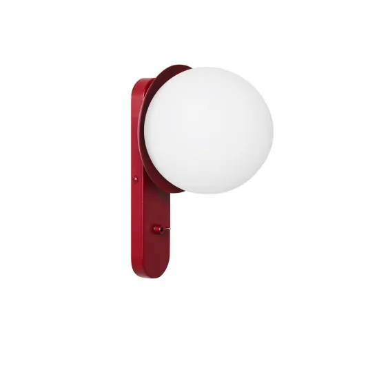 UMMO Lighting Kuul  burgundi-fehér fali lámpa (UMM-KLD14001) G9 1 izzós IP20